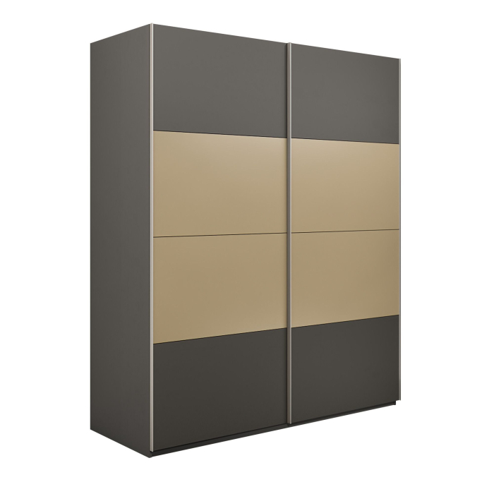 Шкафы-купе 2-х дверные, Шкаф-купе Эста 2-х дверный ДСП/Стекла фисташка/Доводчик 160х66х240