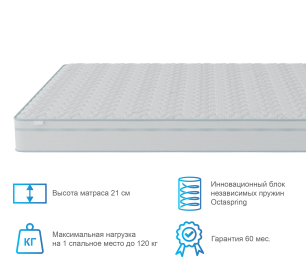 Столлайн / Матрас Корсика-Зодиак в чехле Cooler 1200х1900
