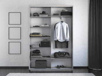 Шкаф-купе Экспресс 2-х дверный Фотопечать Шары Стекла 120х45х240