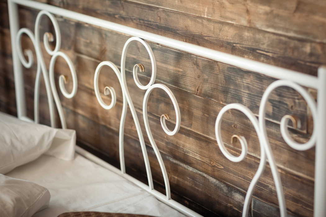 Кованые кровати, Кованая кровать Лацио 1.6 с двумя спинками