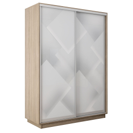 Шкаф-купе Экспресс 2-х дверный Фотопечать Квадрат Стекла 140х45х240