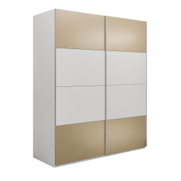 Шкаф-купе Эста 2-х дверный ДСП/Стекла фисташка/Доводчик 200х66х240