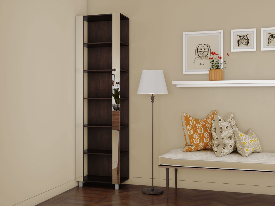 Открытые, Стеллаж модульный Универсальный 35х44х240 Зеркало