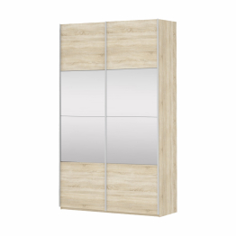 Шкаф Прайм дуо Комби ДСП +зеркало 2300 х 1200 х 570