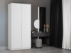 Шкафы распашные, Шкаф складной Е1 Локер ("Гармошка" с системой Push to Move/Левый)101х52,5х220 см, с полками