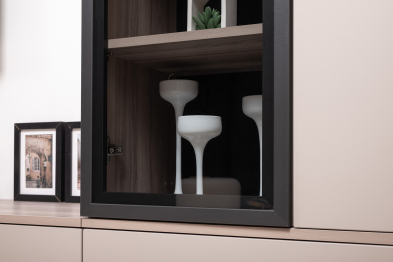 Шкаф-витрина навесной Роквуд 16.322.02