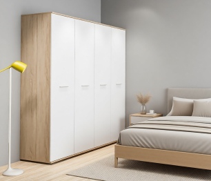 Шкаф 4-х дверный Мамбо