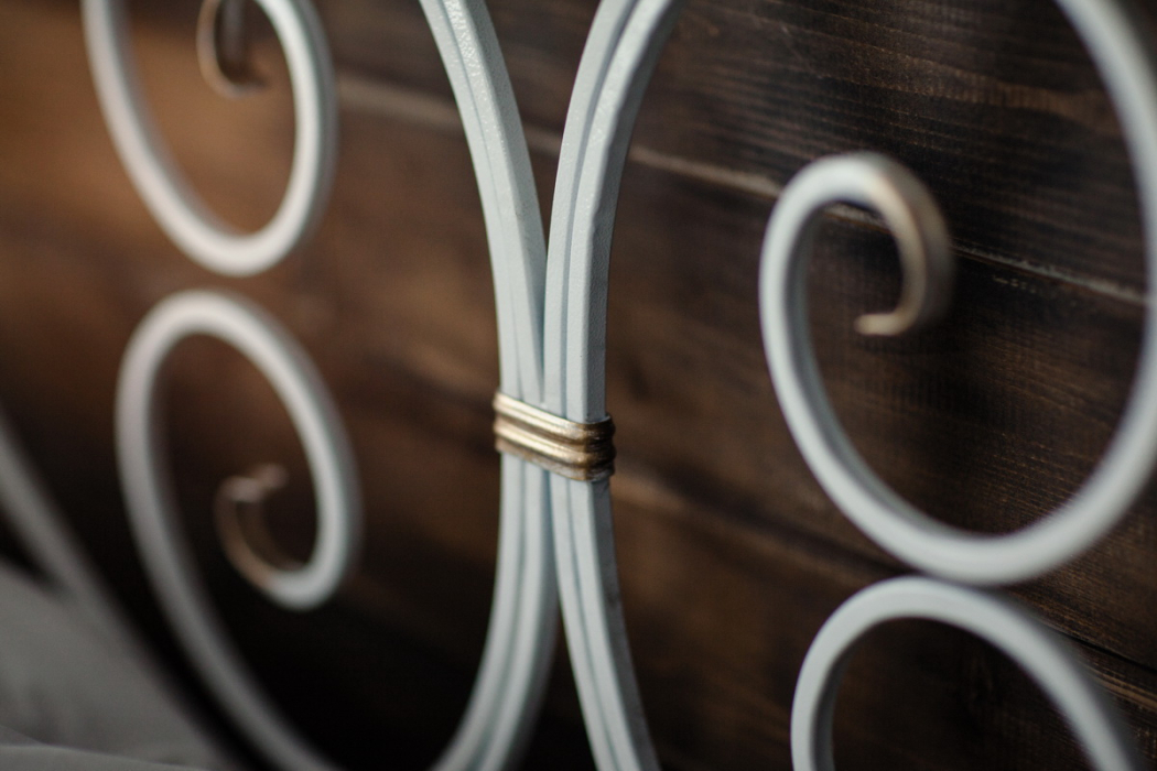 Кованые кровати, Кованая кровать Валенсия 1.8 с двумя спинками