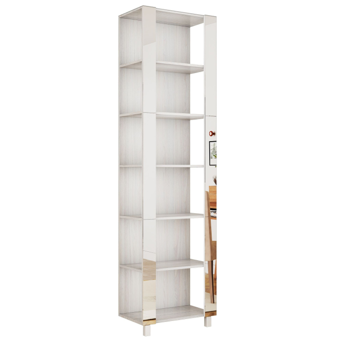 Открытые, Стеллаж модульный Универсальный 35х44х220 Зеркало