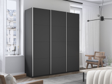 Шкафы-купе 3-х дверные, Шкаф Прайм трио ДСП 2300 х 1800 х 570