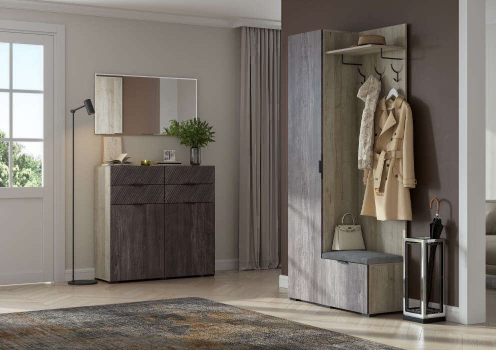 Шаде, дуб серый, черный ясень